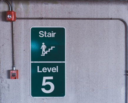 stairwell sign