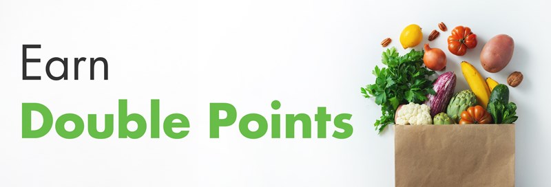 HACU Visa double rewards points