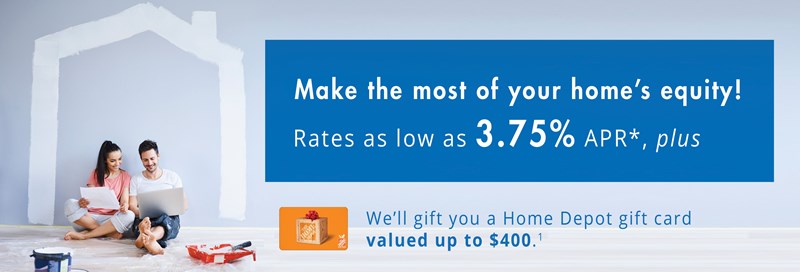 Home Equity Home Depot 2021