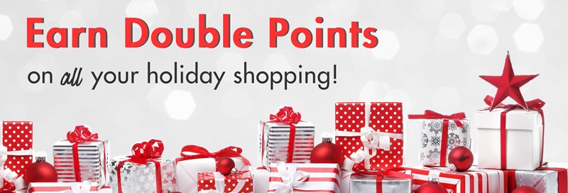 Visa Double Points on all purchases